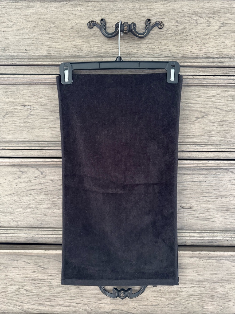 NEW Golf Towel Black NWOT 100% Cotton Athletic Activewear